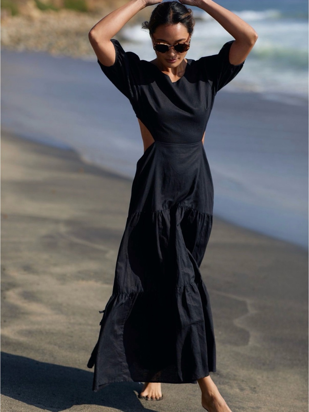 Anthropologie Linen Dress